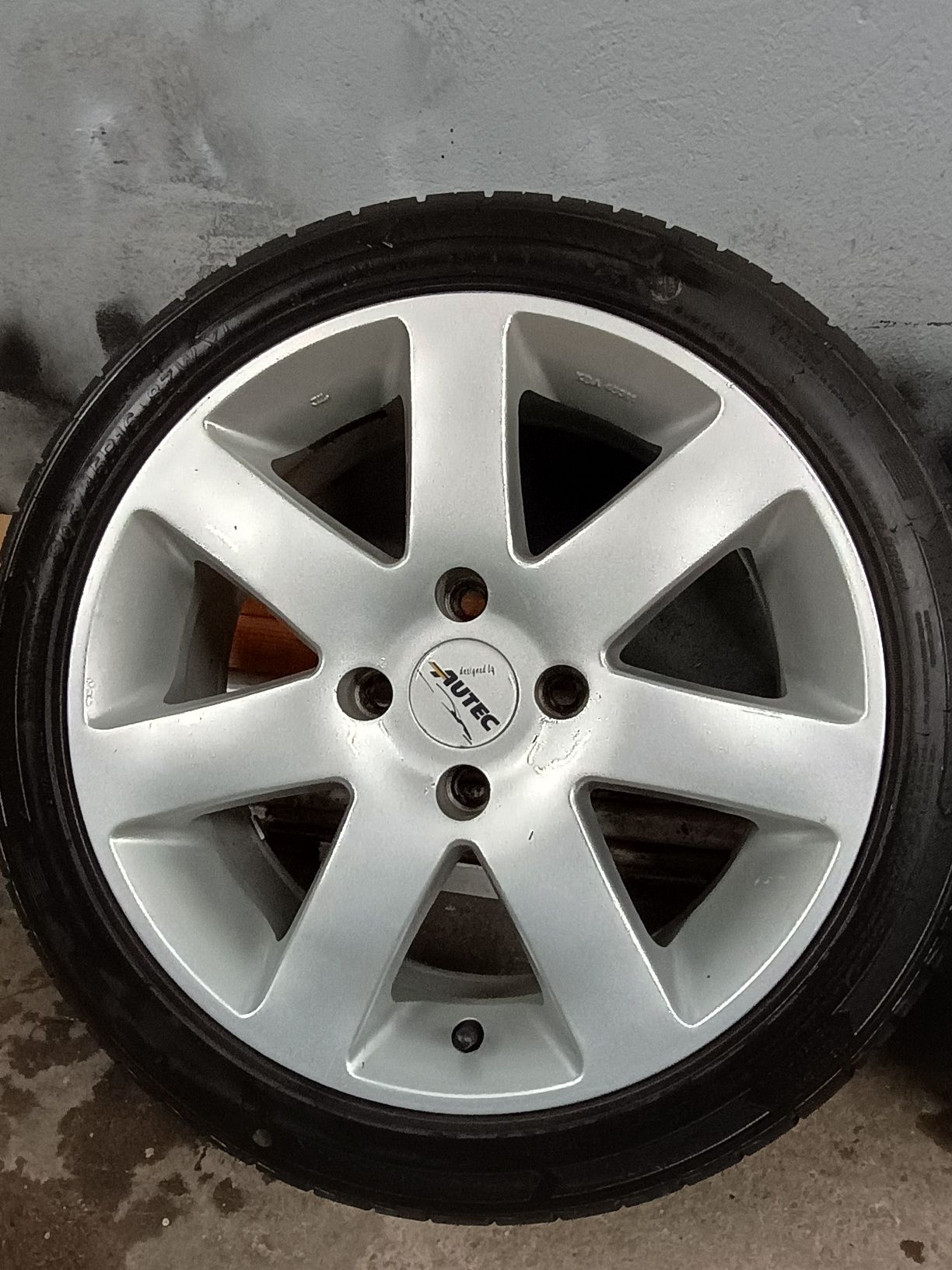 Лети джанти 16 4x108 ET35 7.5j с летни гуми 205/45/16