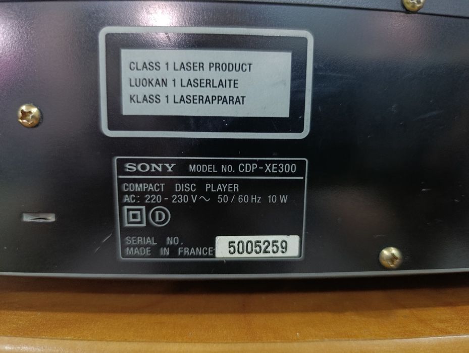Сд проигрыватель Sony cdp xe300