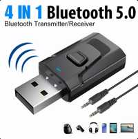 Transport gratuit 4in1 Bluetooth 5.0 Receiver/Transmitter/AUX/USB Nou