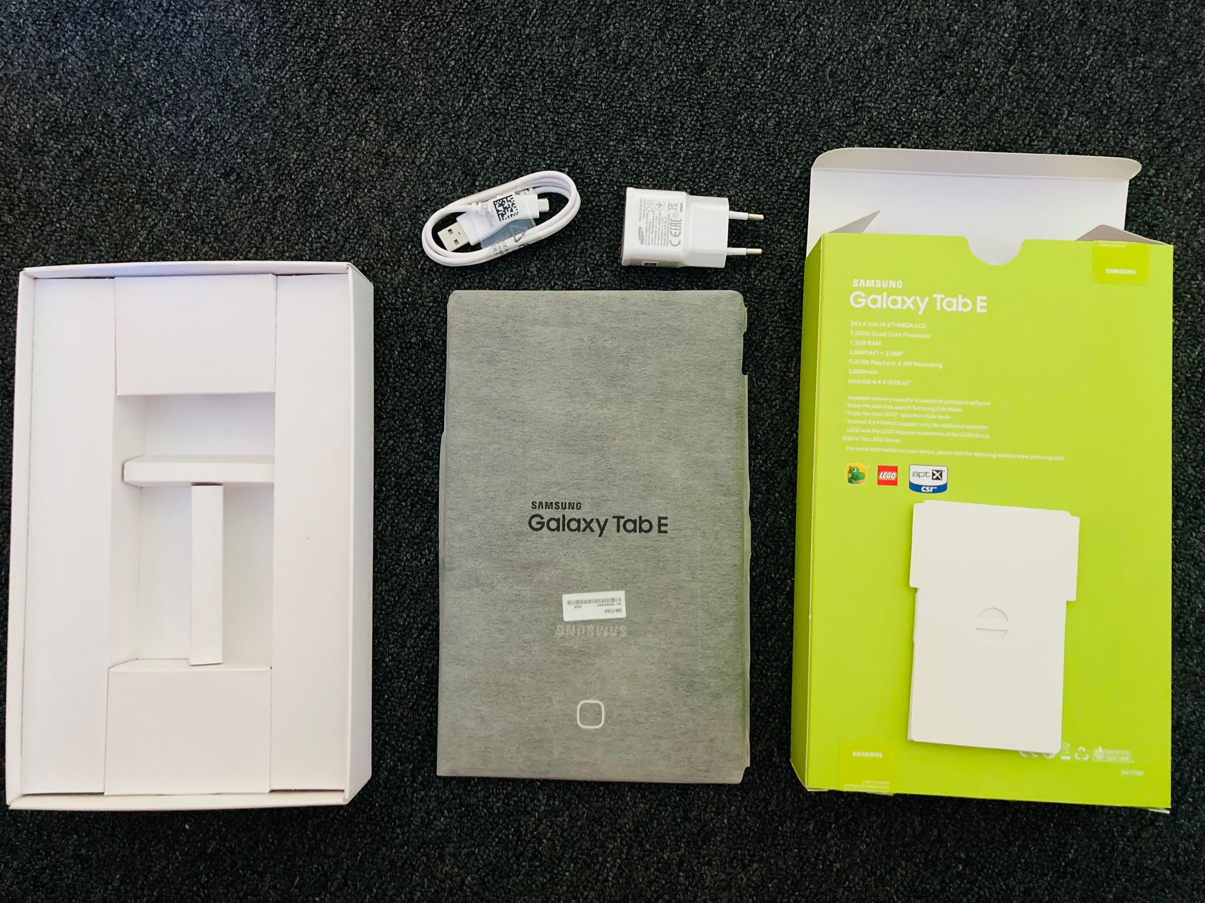 Samsung Galaxy Tab E Metallic Black