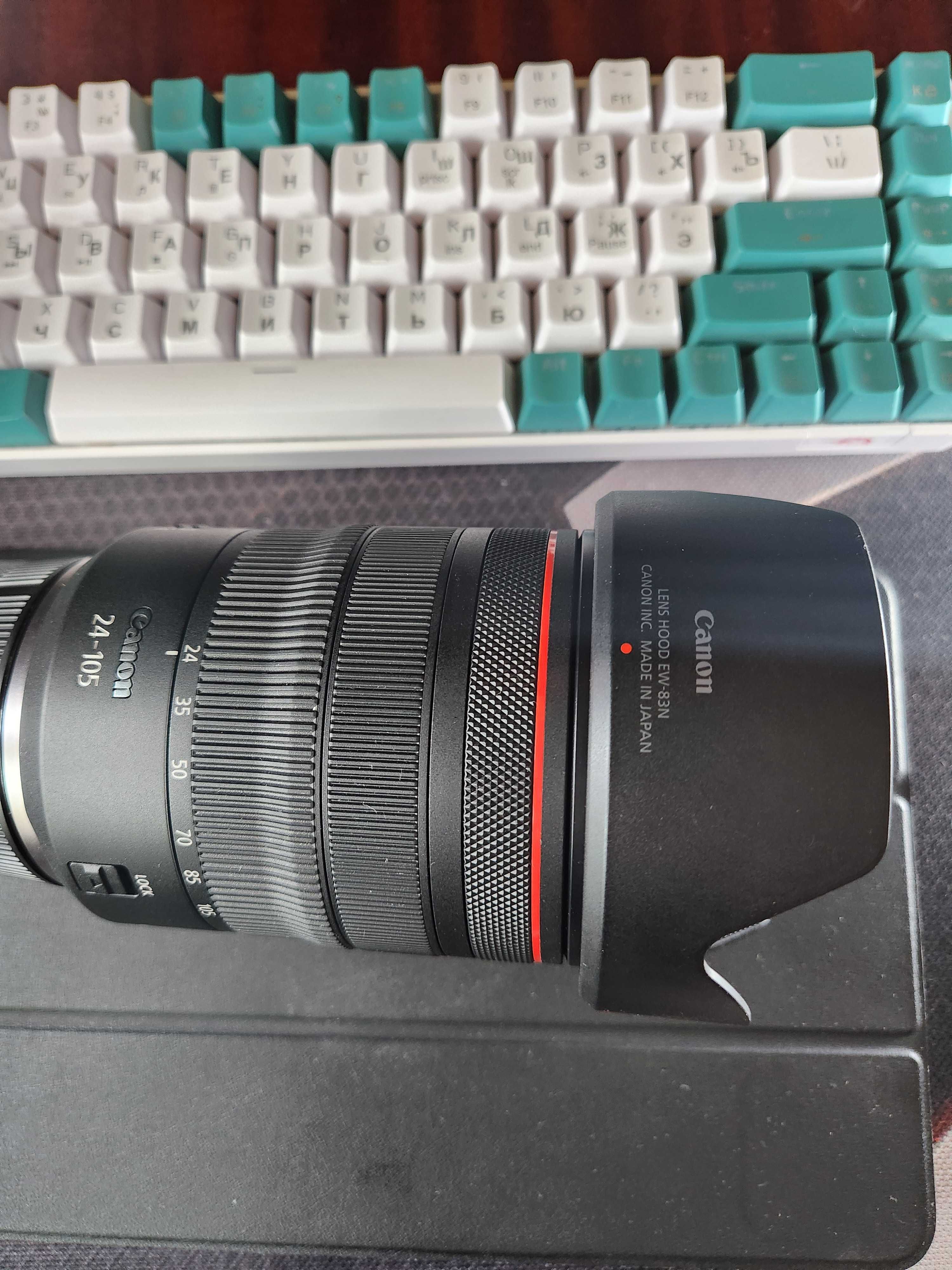 Объектив Canon RF 24-105 F 4L 900$.