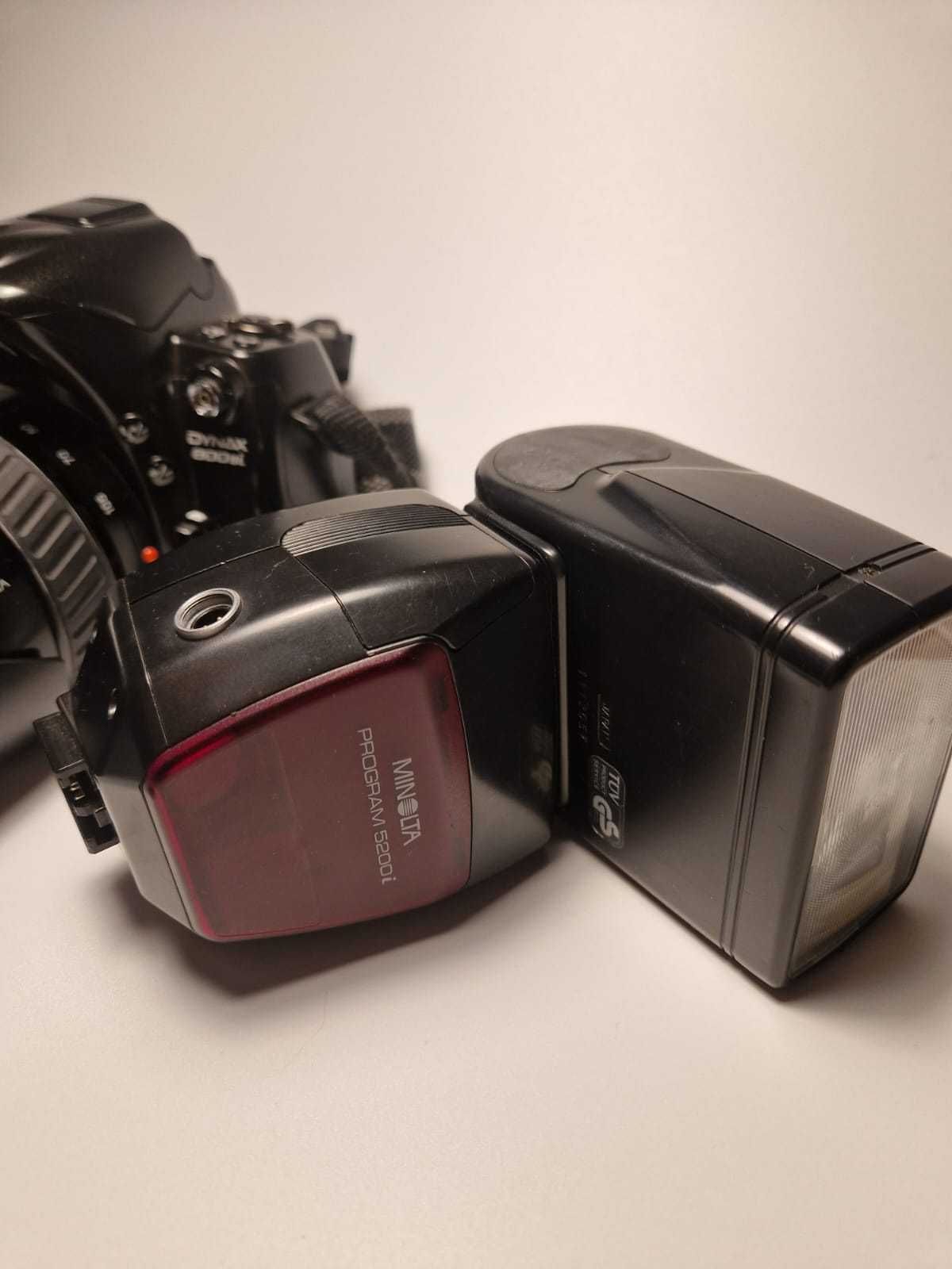 Minolta Dynax 800si + AF 28-105 + AF 80-200 SLR + accesorii