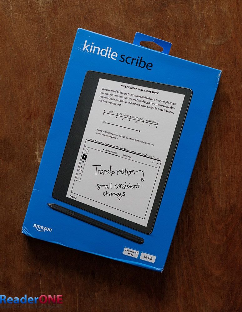 Amazon kindle Scribe с функцией рукописного ввода и со стилусом