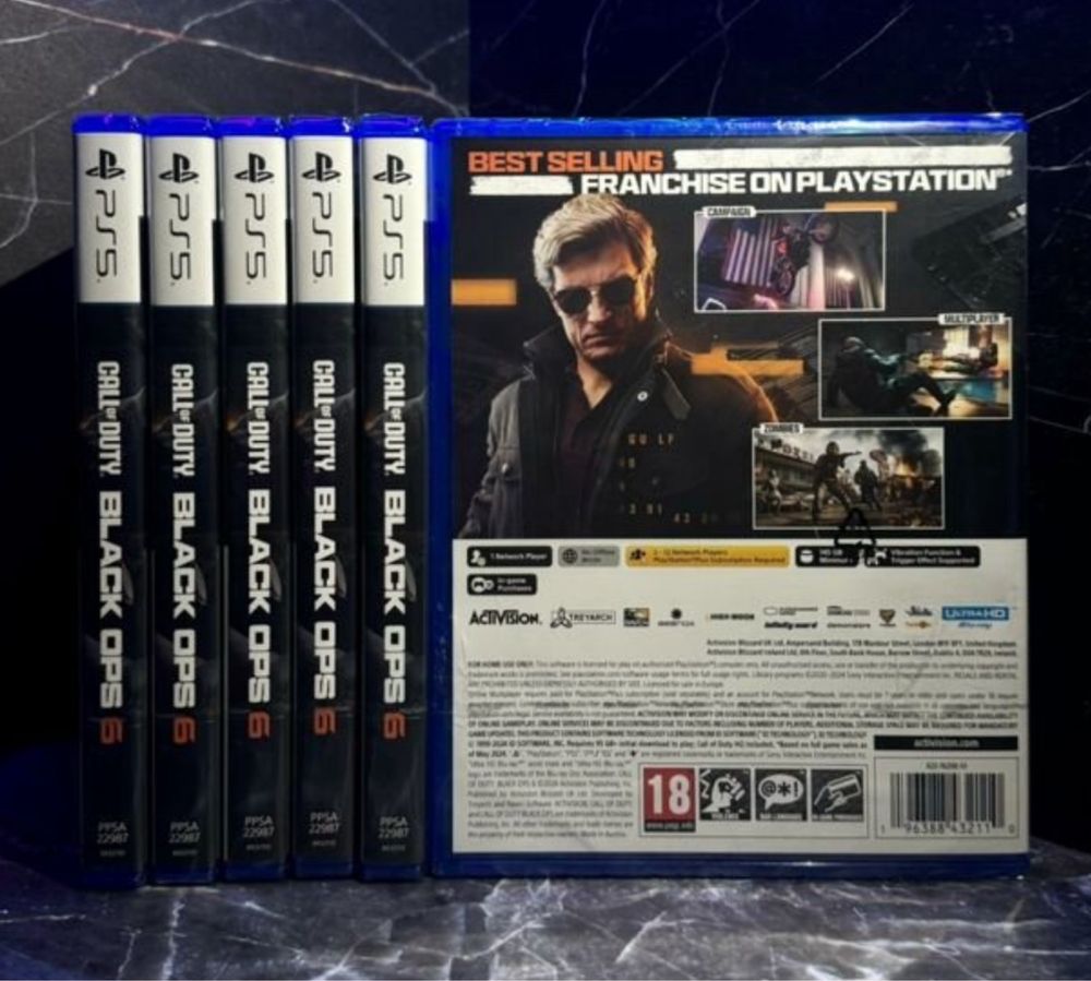 PS5 игра call of duty black ops 6 (Запечатанные в упаковке)