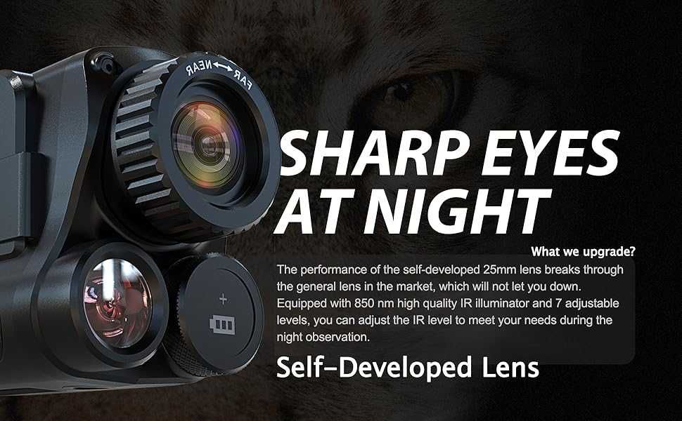 Монокуляр за нощно виждане 4K GeowFiiTech с дисплей