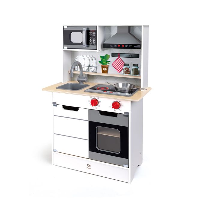 Jucarie din lemn – Set de joaca pentru copii, bucatarie Super Serve