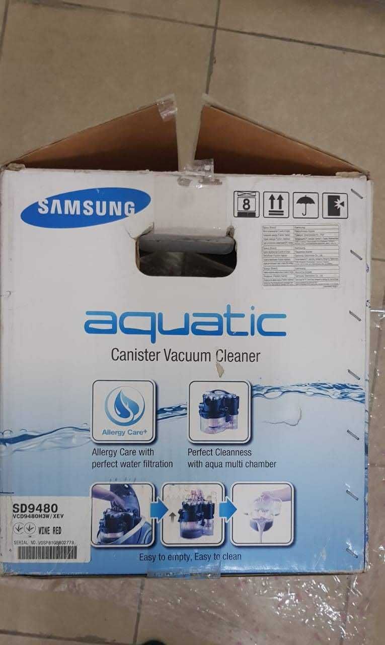 Пылесос с аква фильтром Samsung SD9480 Aquatic 1600 Вт.