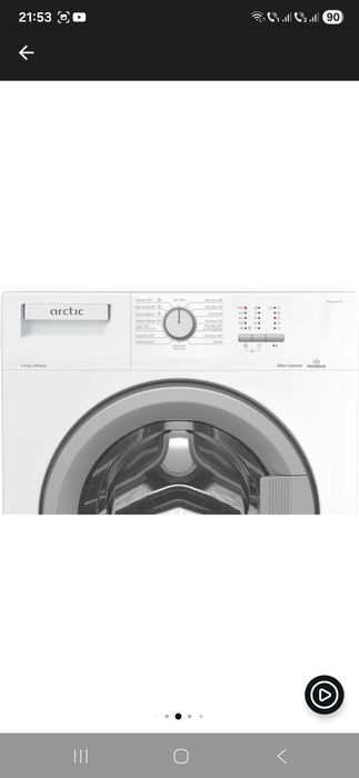 Masina de spalat rufe Arctic APL81013XLW3, 8 kg, 1000 RPM, Clasa C, Ex