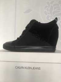 Обувки с платформа Calvin Klein