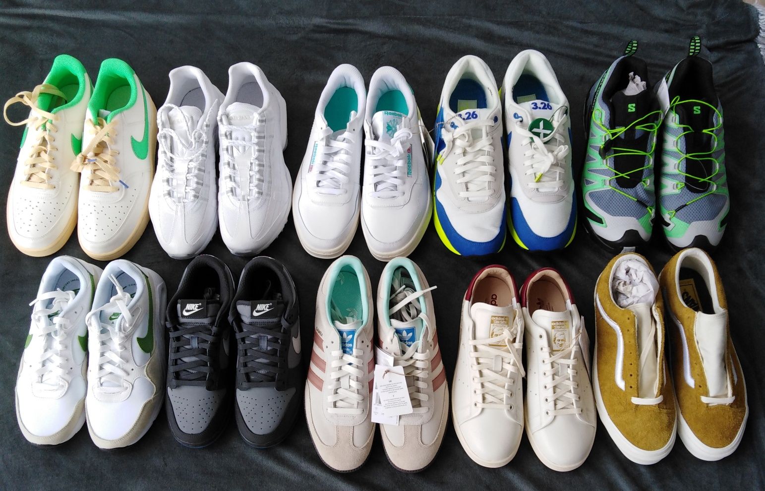 Nike Air, Adidas, Reebok, Salomon, noi.