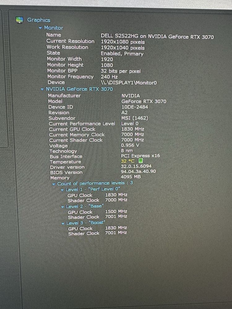 Placa Video RTX 3070 8GB