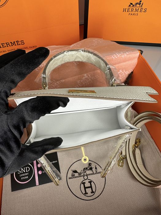 Geanta de lux HERMES Kelly mini 19  cm piele naturala 100% cadou c:40