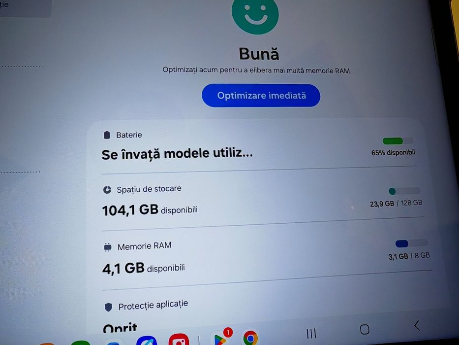 Samsung Tab S9 Fe Plus 5G,plus tastatură.