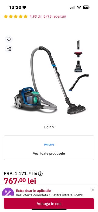 Aspirator fara sac Philips