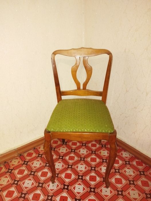 Стул Румыния стулья три штуки натуральное дерево . Винтажная мебель