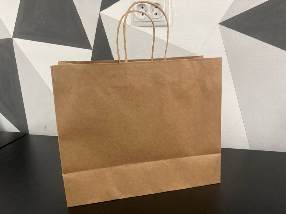 Крафт пакет бумажный пакет Kraft paket qogoz paket