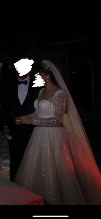 Сватбена/ булчинска рокля с корсет