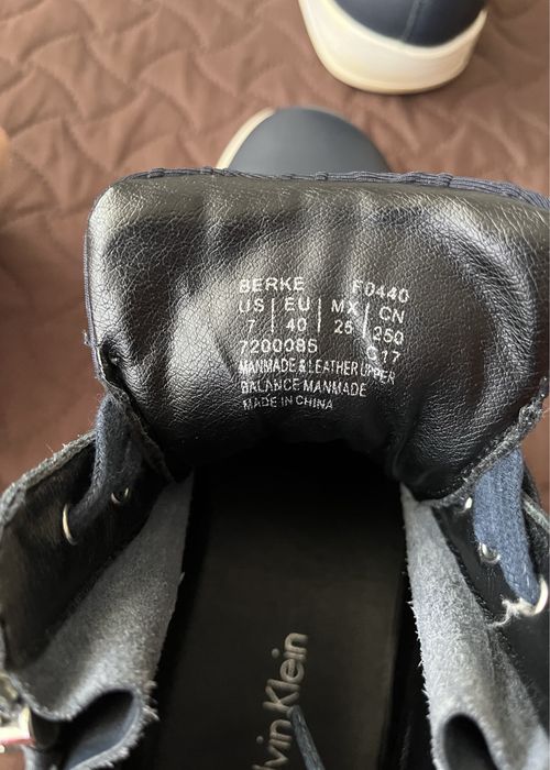 Adidasi Calvin Klein din piele