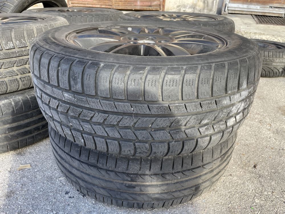 Лети джанти R 17 / 5 x 108 - 60.1 централен отвор/ със зимни гуми 6 бр