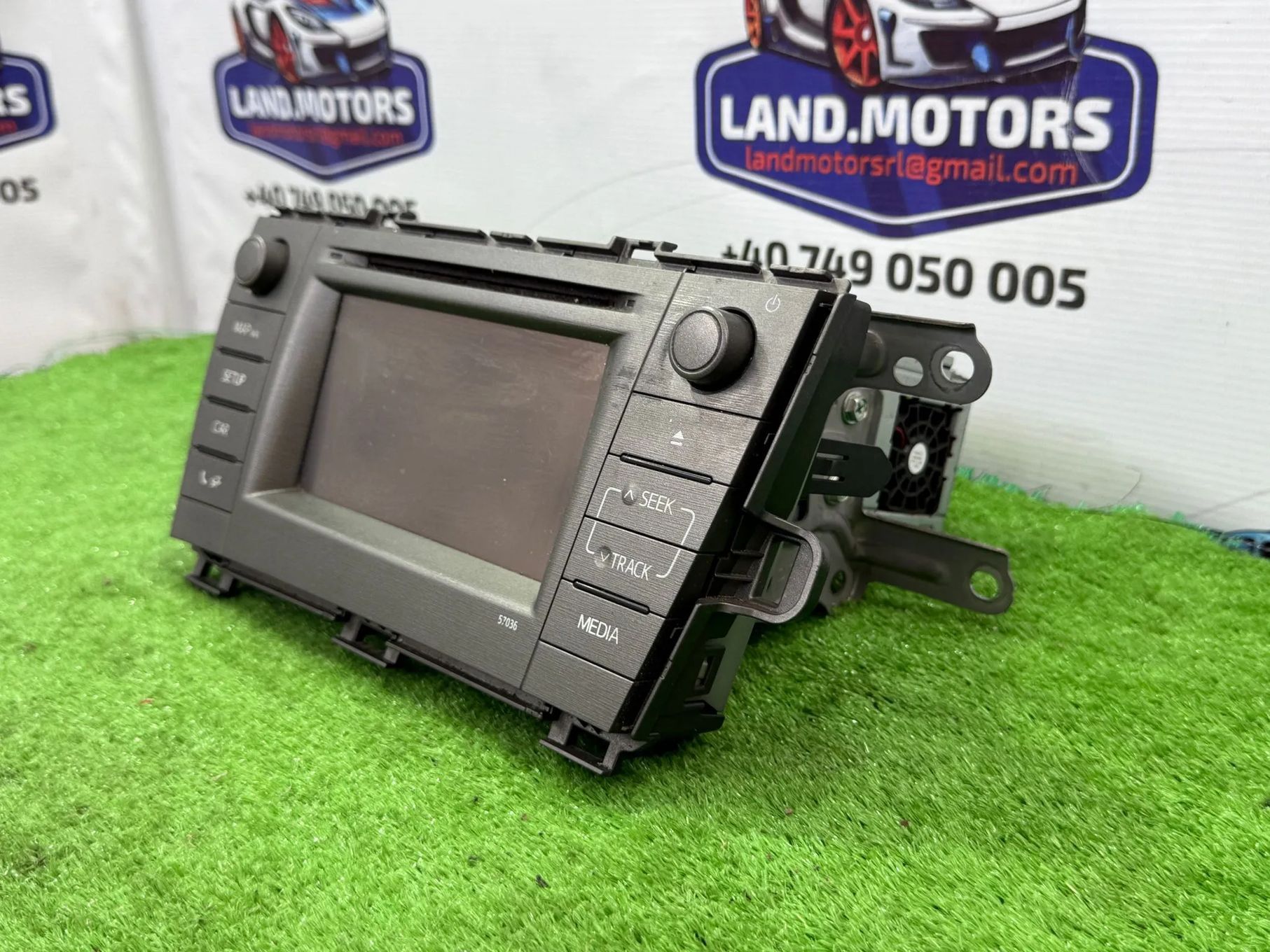 DISPLAY NAVIGATIE / ECRAN CONTROL MEDIA + RADIO CD TOYOTA PRIUS 2012 HYBRID 1.8 BENZINA Hatchback COD OEM 86140-47080 CV-VS01F14D 10R-030232 8614047080 2009-2015