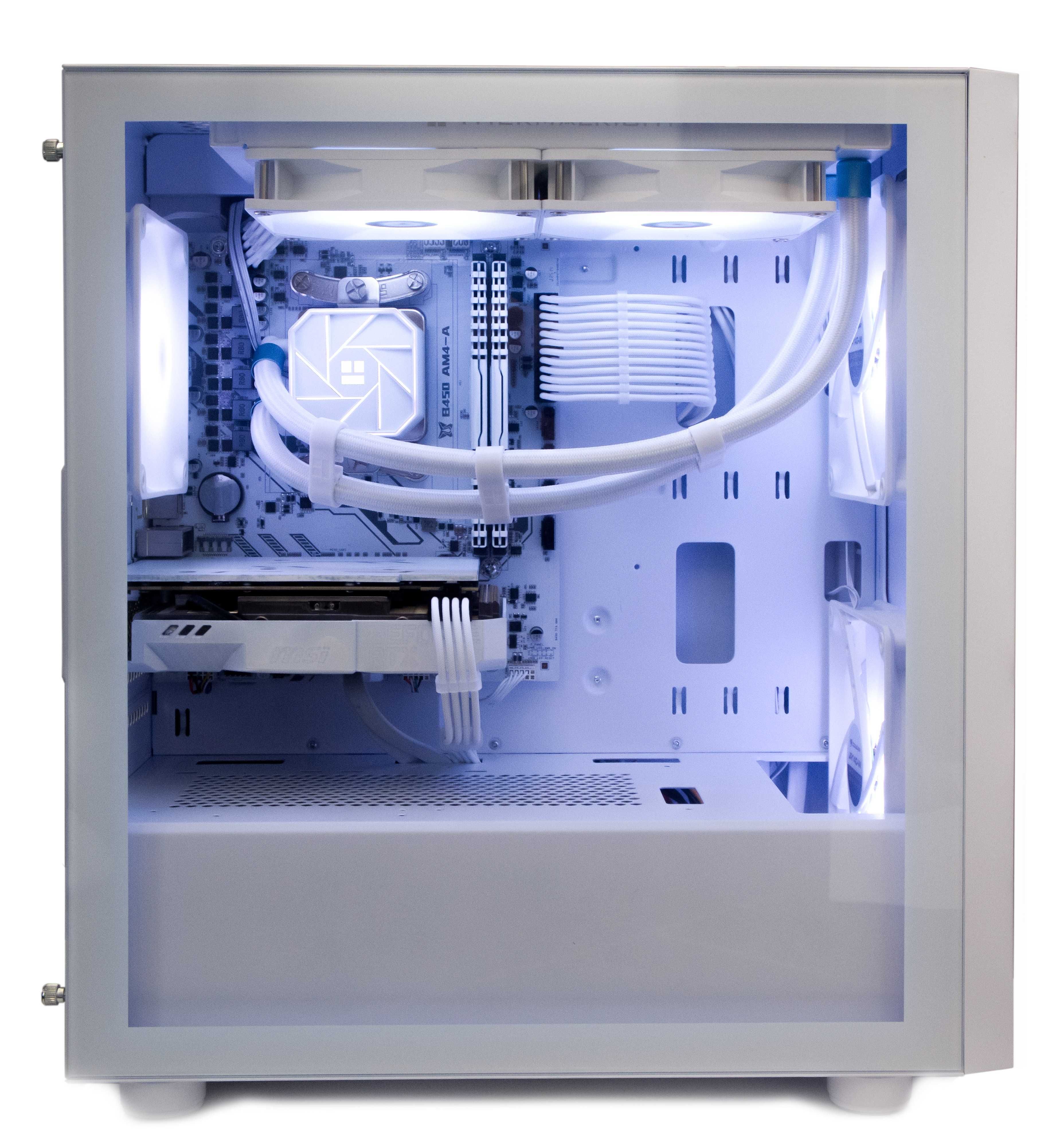 Геймърски компютър Ryzen 7 RTX 3060 12GB GDDR6 RAM 16GB SSD 512GB ARGB