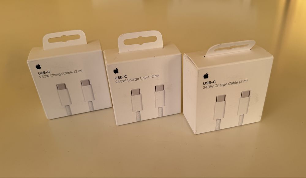 Оригинален Apple USB-C плетен кабел 240W от Apple (2m)