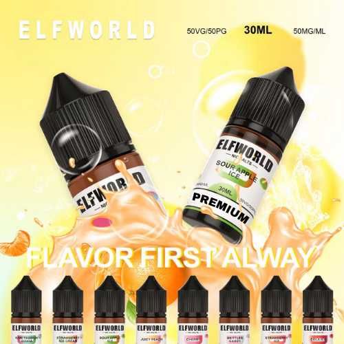 30 Ml ElfWorld  50PG/50VG – Lichid premium pentru pod vape!