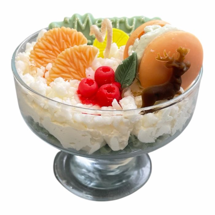 Гурме свещ от соев восък с аромат на коледни подправки