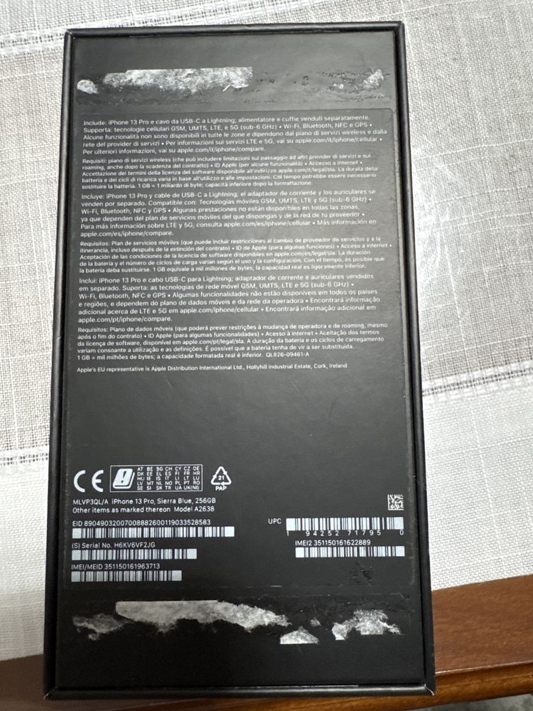Iphone 13 Pro 256 GB SIERRA BLUE