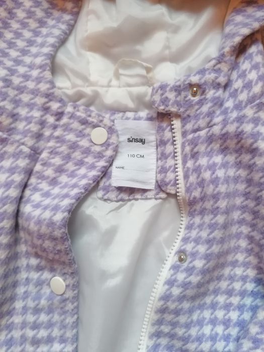 Лилаво палтенце 110 размер
