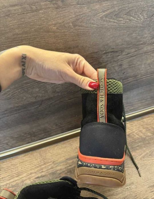 Scotch & Soda Боти от текстил и велур 43-44