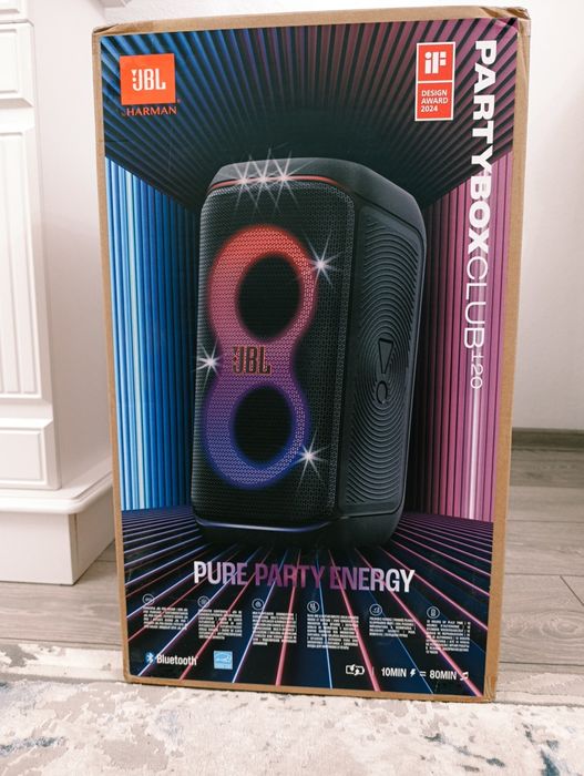 Vând boxă portabilă JBL PartyBox Club 120 – Nouă, Sigilată!