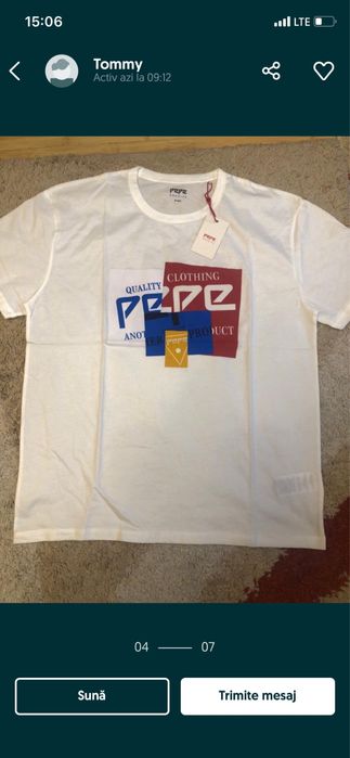 Tricou Tommy nou cu eticheta