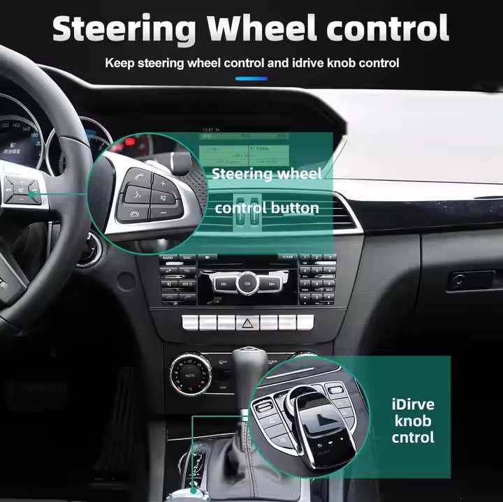 Дисплей за Mercedes C W204 ,W205 /W447 с безжичен CarPlay/Android Auto