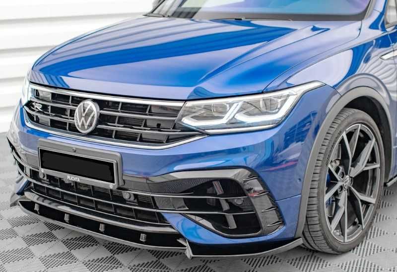 Преден лип спойлер за тигуан мк2 фейс / vw tiguan mk2 facelift lip