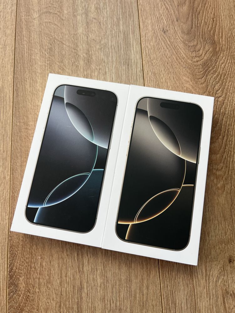 Запечатани! Iphone 16 PRO 256gb Natural / White Titanium / ЧИСТО НОВИ!