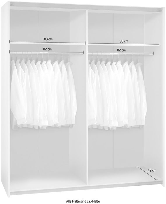 Dulap cu usi culisante Time 170/57/195