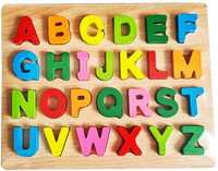 Puzzle educativ - Alfabet din lemn