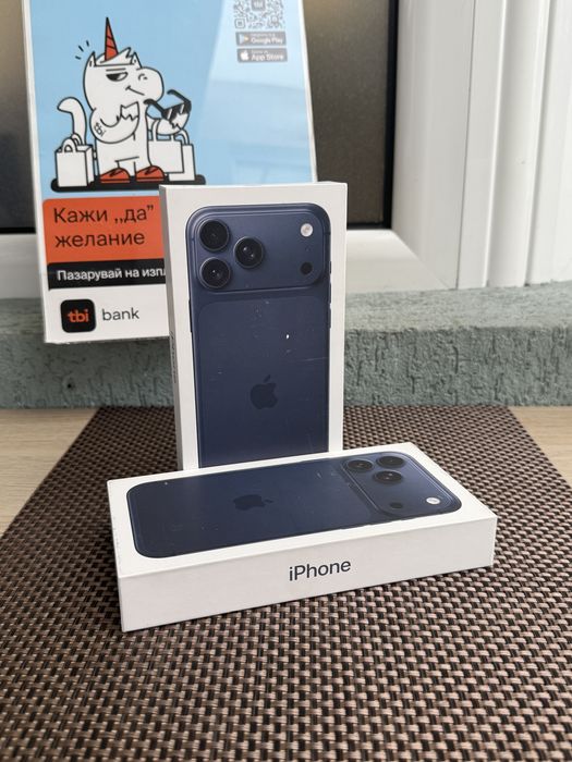 НОВ! *ЛИЗИНГ* iPhone 17 Pro Max 256Gb Deep Blue ГАРАНЦИЯ