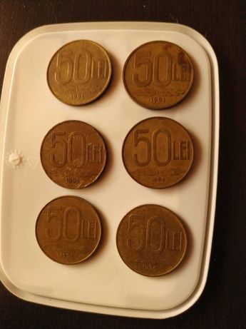 Monede 50 de lei (anii 1991-1998)