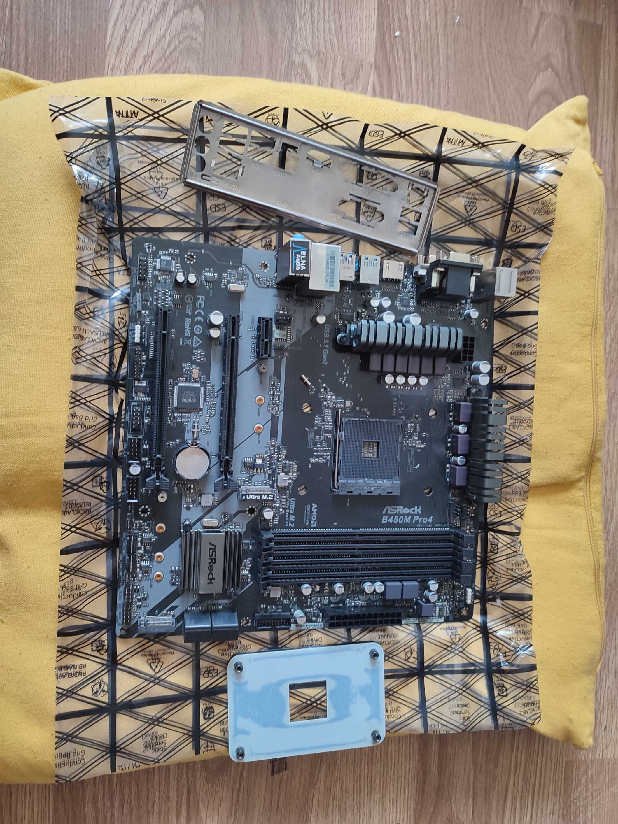 Placă de bază ASRock B450m Pro4 (mATX, AM4)