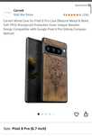 Carveit Google Pixel 8 Pro Walnut, husa din lemn, (NOU)