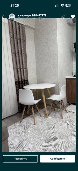 В аренду 1 ком кв в Новостройке.  500$