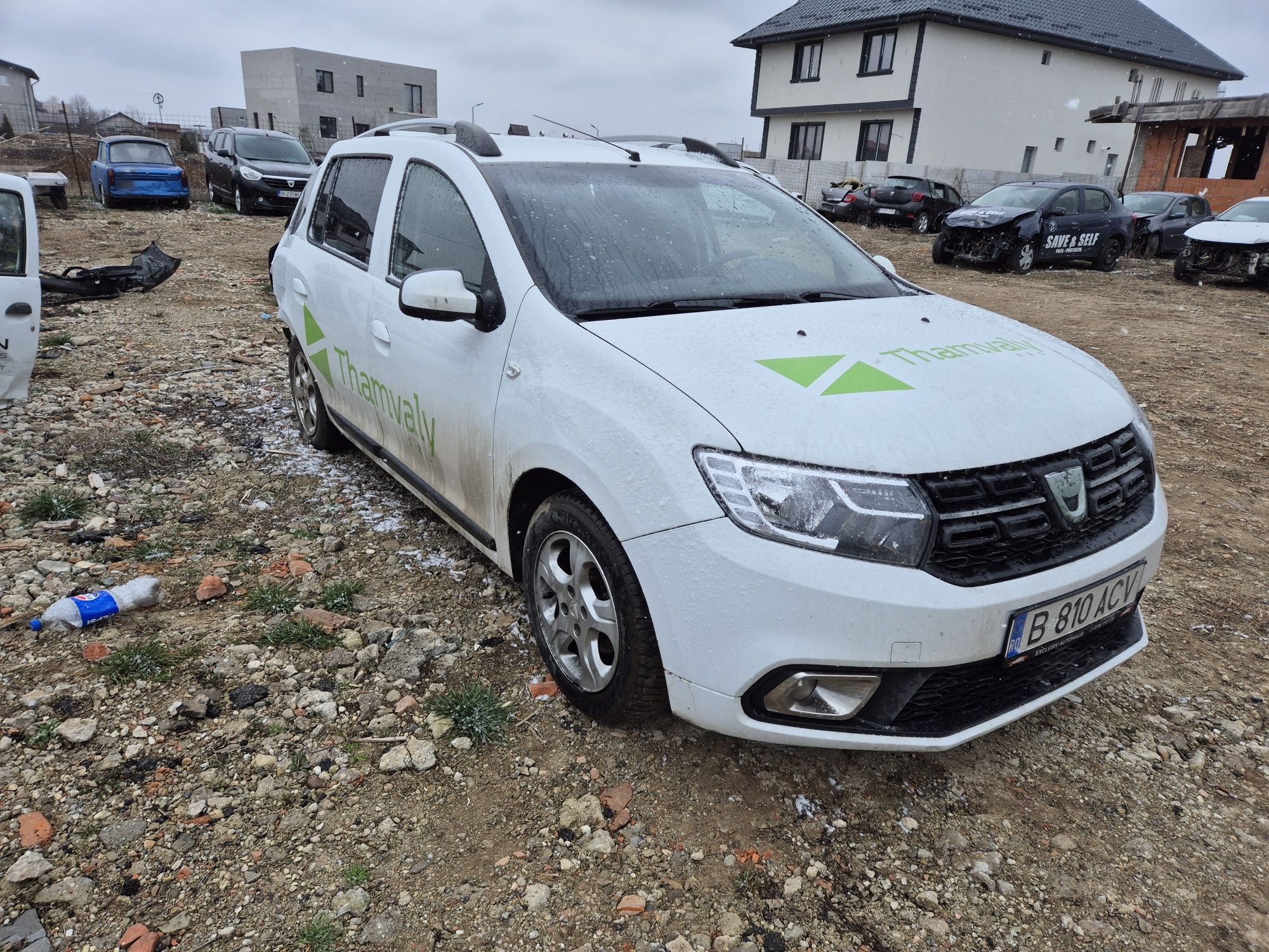Dacia Logan mcv avariat lovit