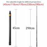 Selfie Stick Carbon Invizibil 3M, Insta360 X4,X3,X2, ONE, GoPro - NOU