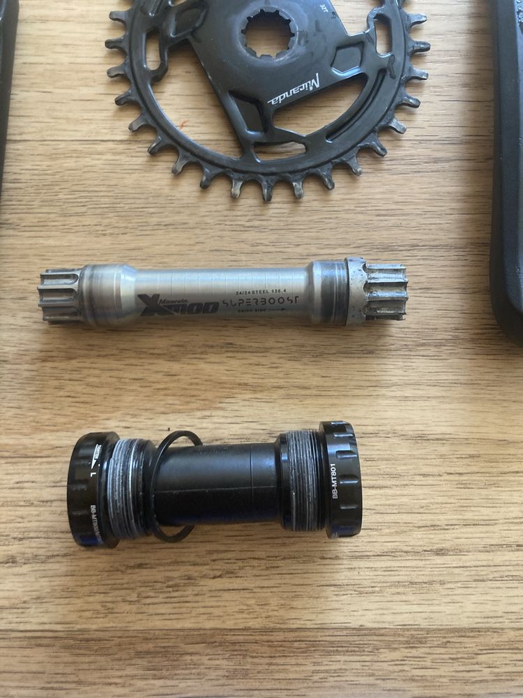 Курбели Miranda XMOD, Shimano BB- MT801