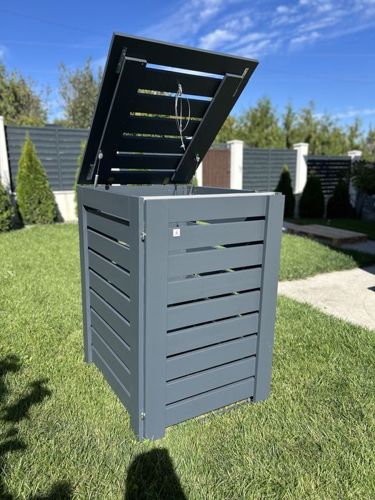 Cutii de mascare tomberoane - design scandinavic - lemn de pin nordic