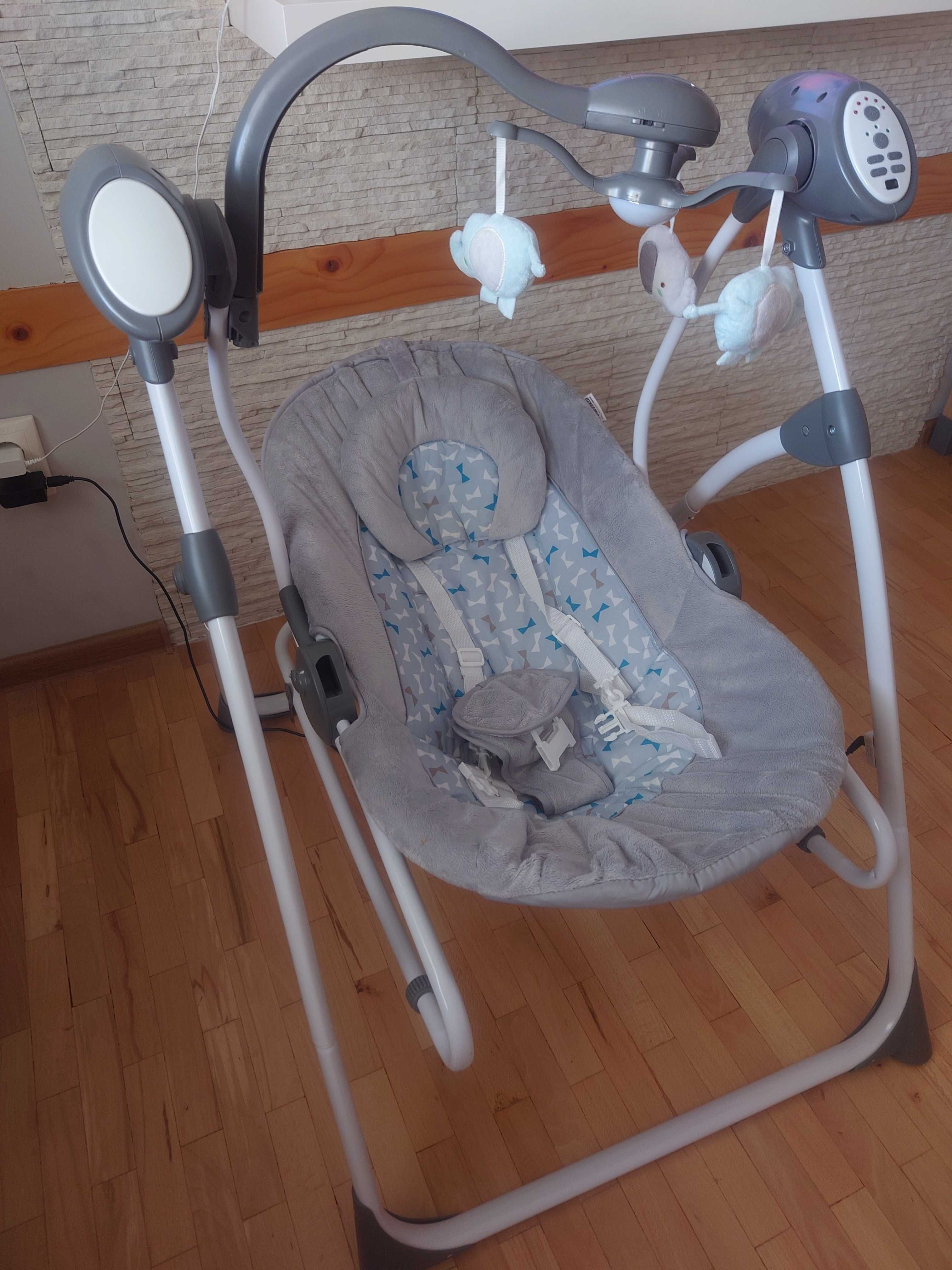 Бебешка електрическа люлка Wunderkid 2в1