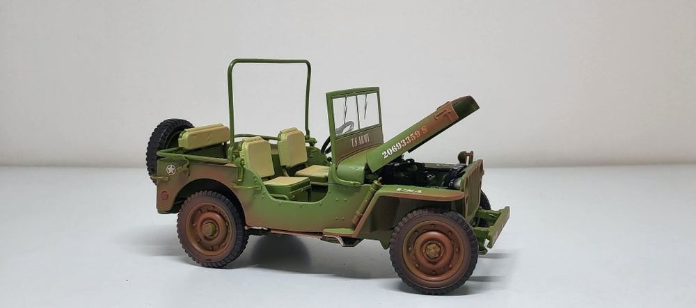 Machetă Willys jeep 1/18