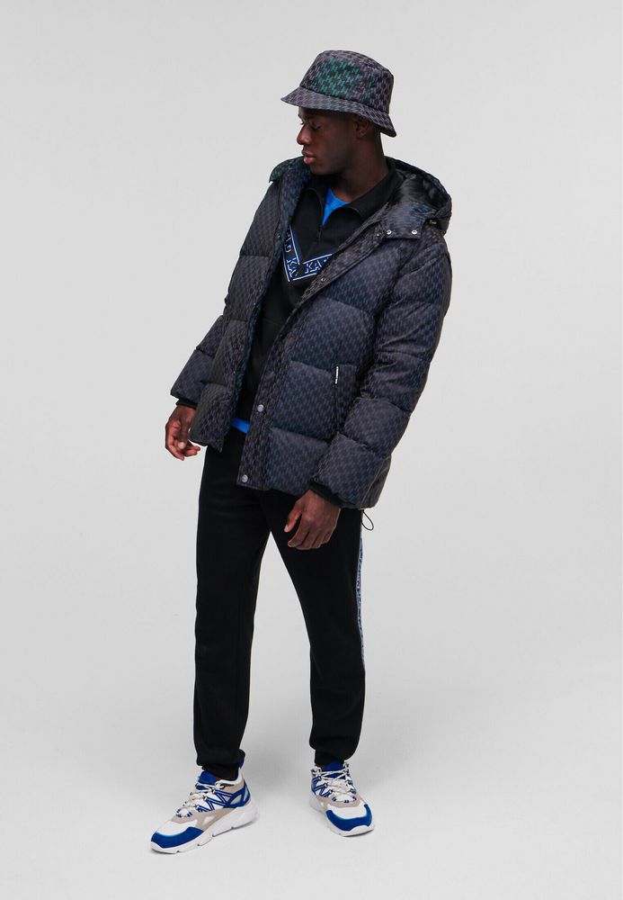 Karl Lagerfeld Monogram Reflective Down Jacket ОРИГИНАЛ мъжко яке L-XL